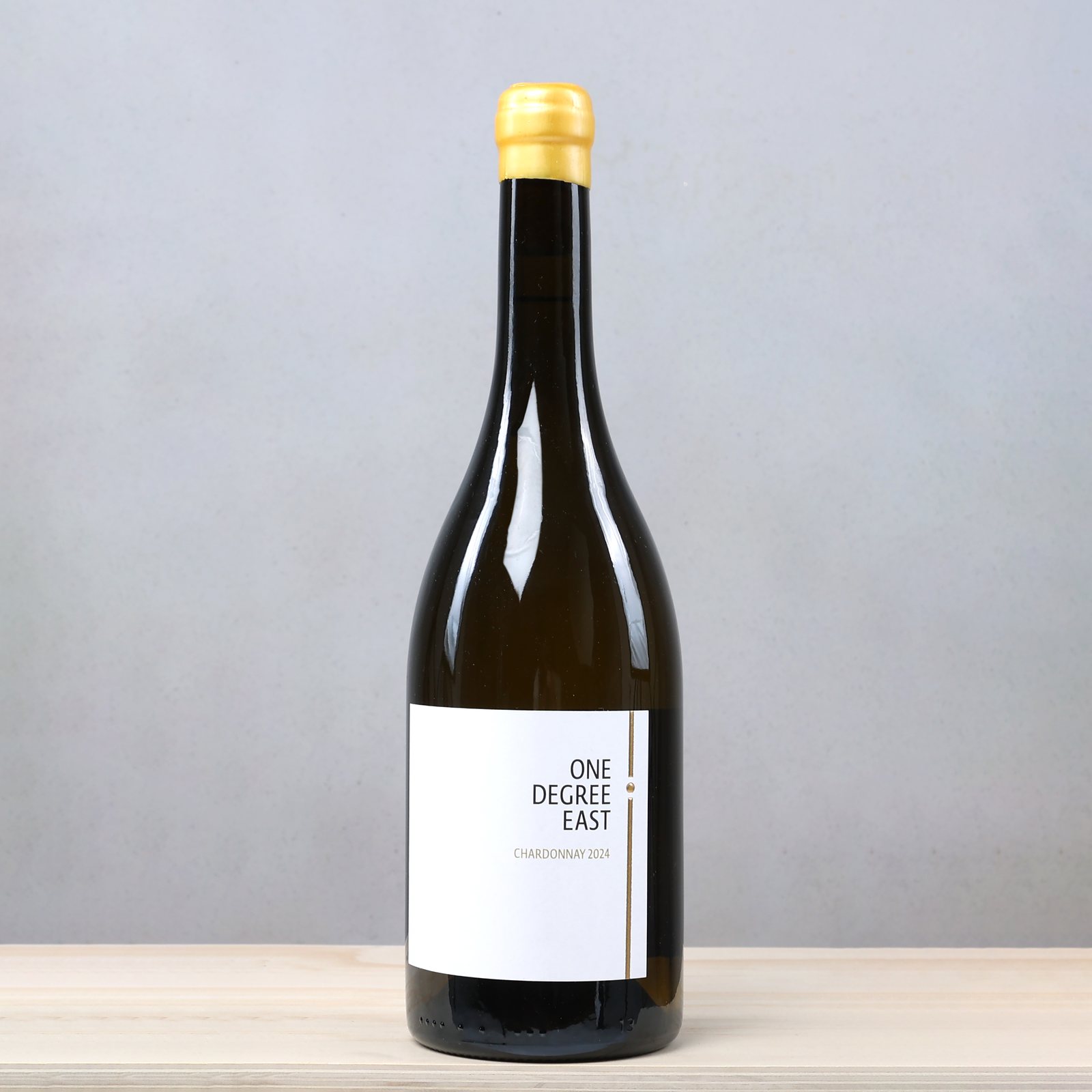Bottle of One Degree East Chardonnay 2024